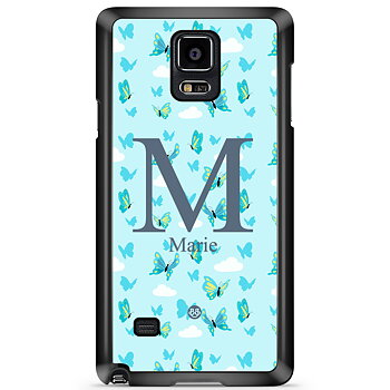 Samsung Galaxy Note 4 Skal Custom - AWAKEN - Butterfly Blue