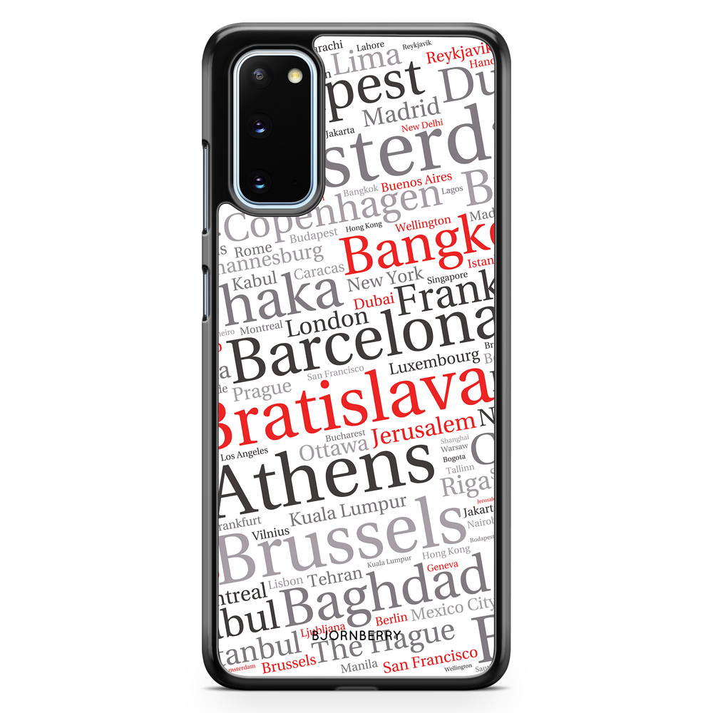 Samsung Galaxy S20 Case - City Names
