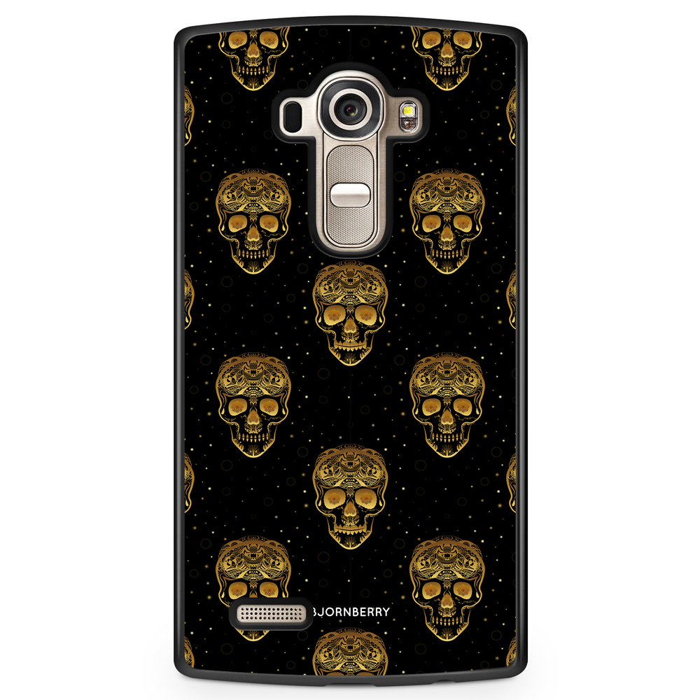 LG G4 Case - Gold Skulls