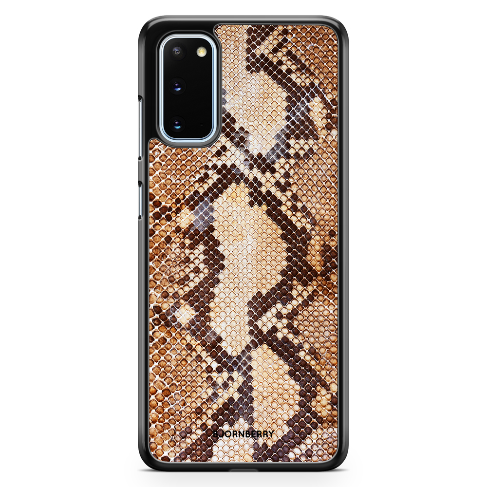 Samsung Galaxy S20 Case - Snakeskin Brown