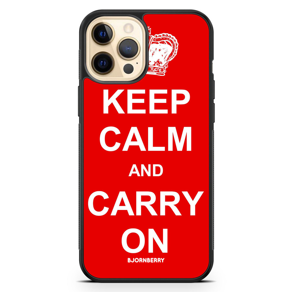 iPhone 12 Pro Max Case - Keep calm carry on