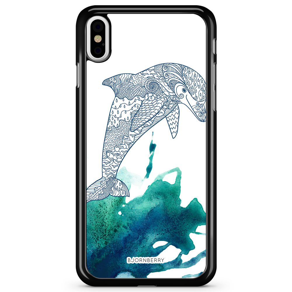 iPhone X / XS Case - Mandala Dolphine