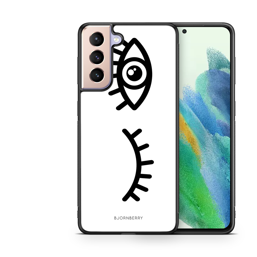 Samsung Galaxy S21 FE 5G Case - Black Eyes