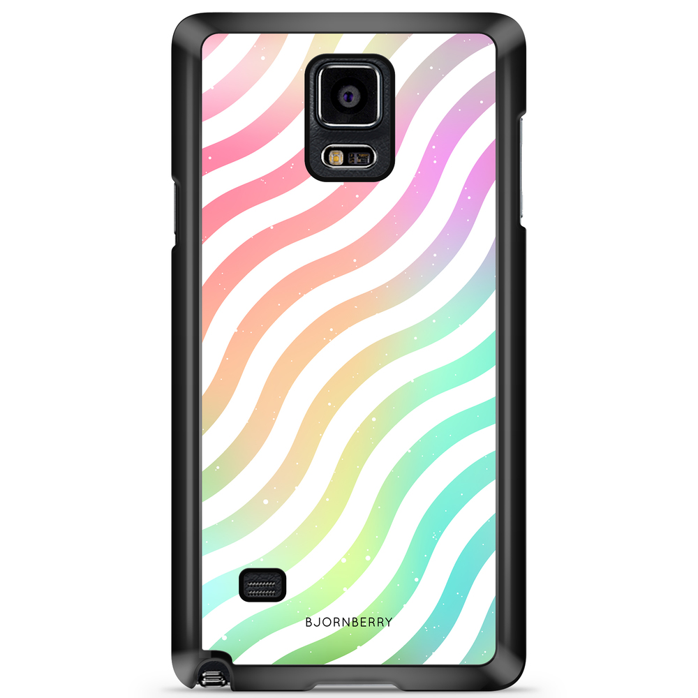 Samsung Galaxy Note 4 Case - Wavy Rainbow