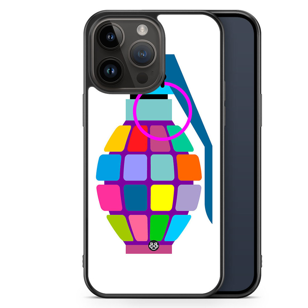 iPhone 14 Pro Max Case - Color hand grenade