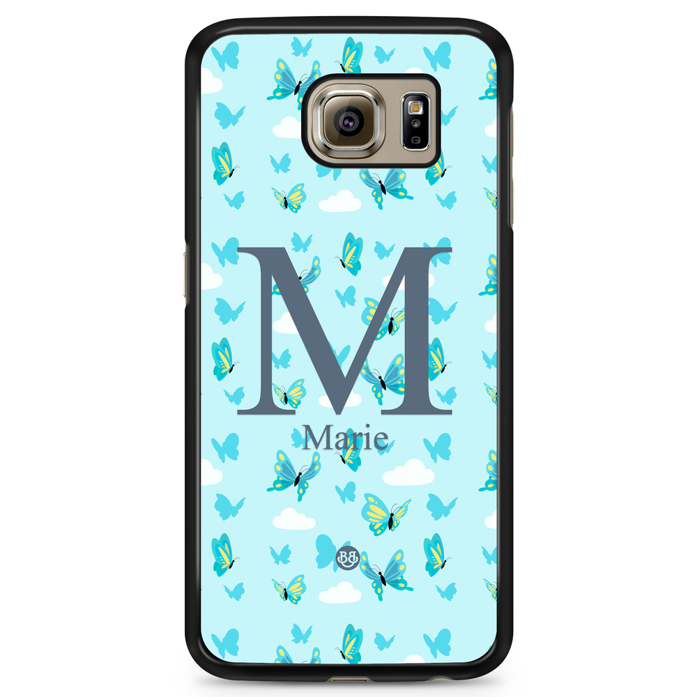 Samsung Galaxy S6 Case Custom - AWAKEN - Butterfly Blue