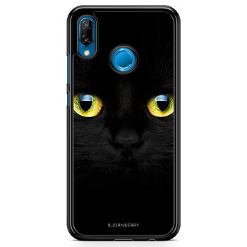 Huawei P20 Lite Case - Black Cat Close Up