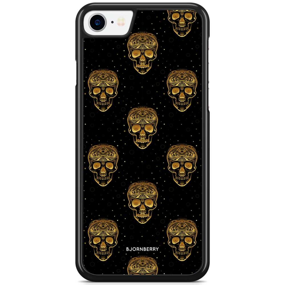 iPhone 7 Case - Gold Skulls
