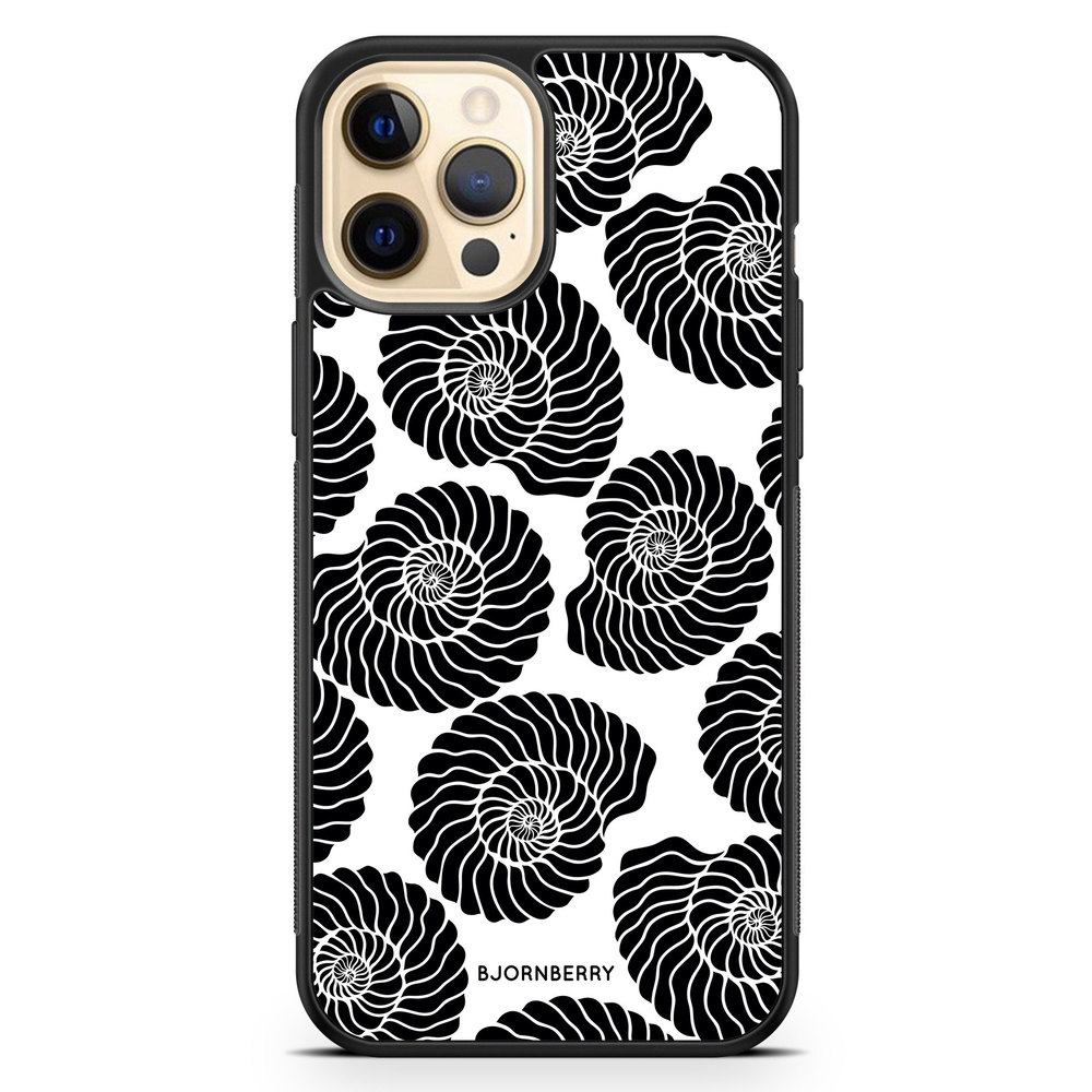 iPhone 12 Pro Max Case - Seashell BW