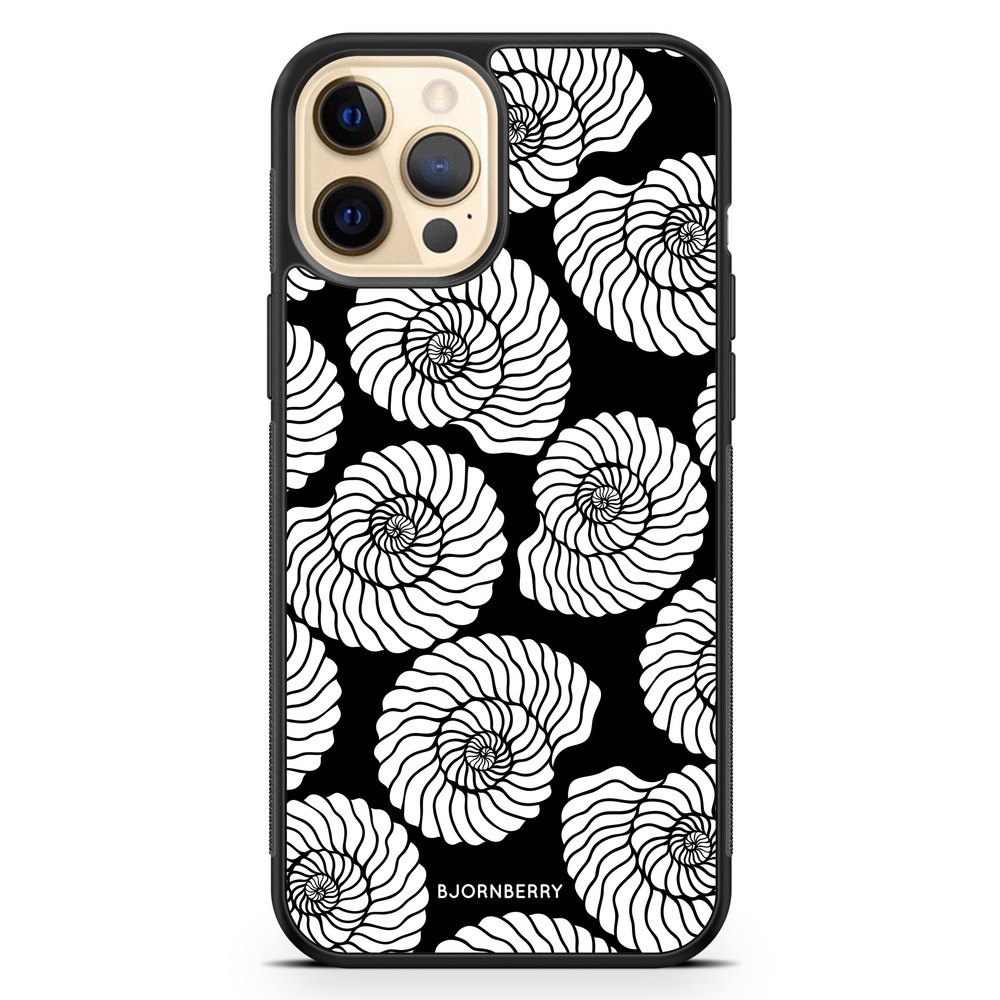 iPhone 12 Pro Max Case - Seashell BW