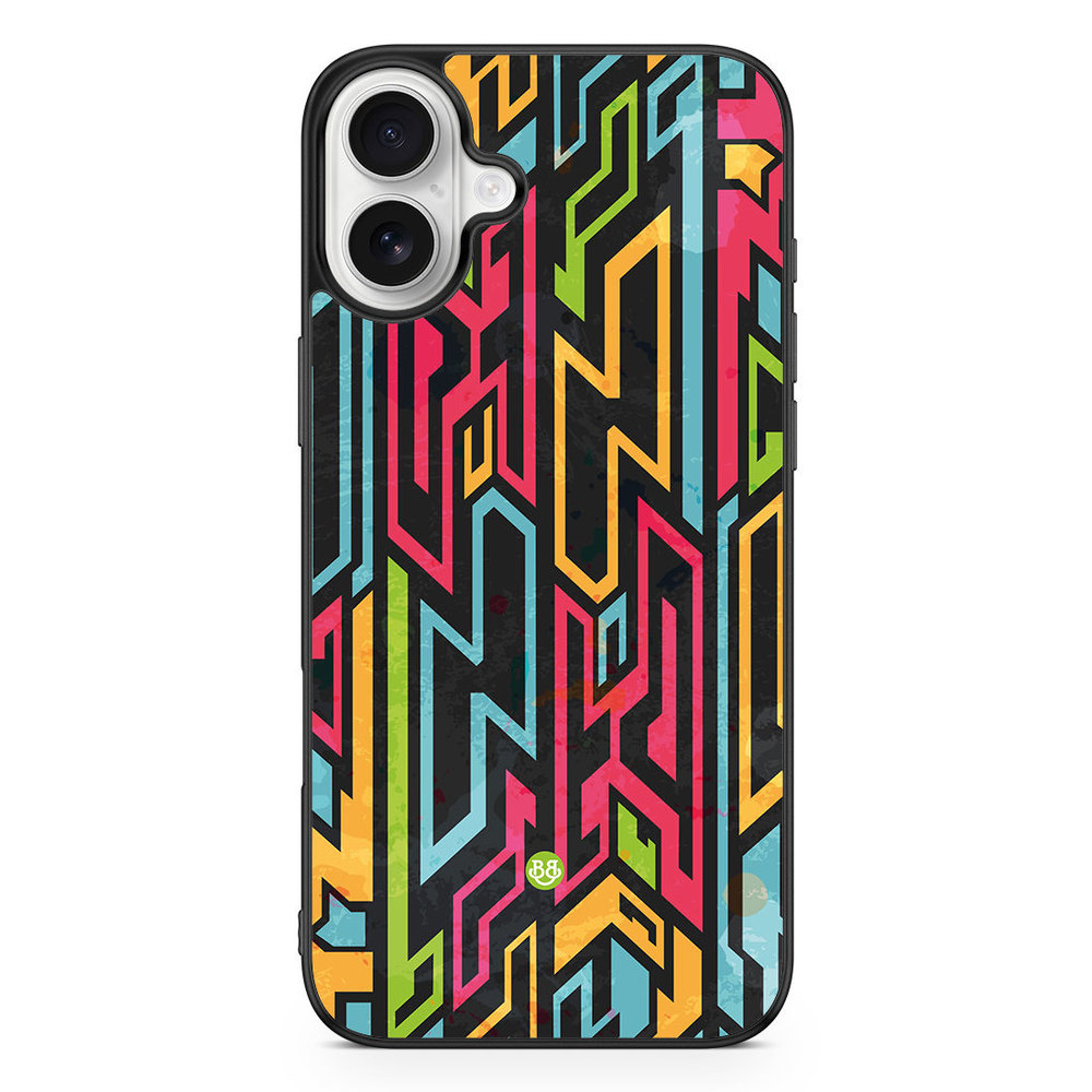 iPhone 16 Plus Case - Colored Tribal