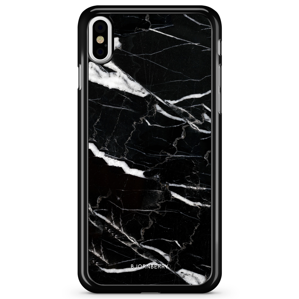 iPhone X / XS Case - Black Marble