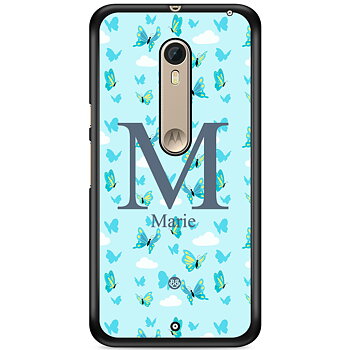 Moto X Style Case Custom - AWAKEN - Butterfly Blue