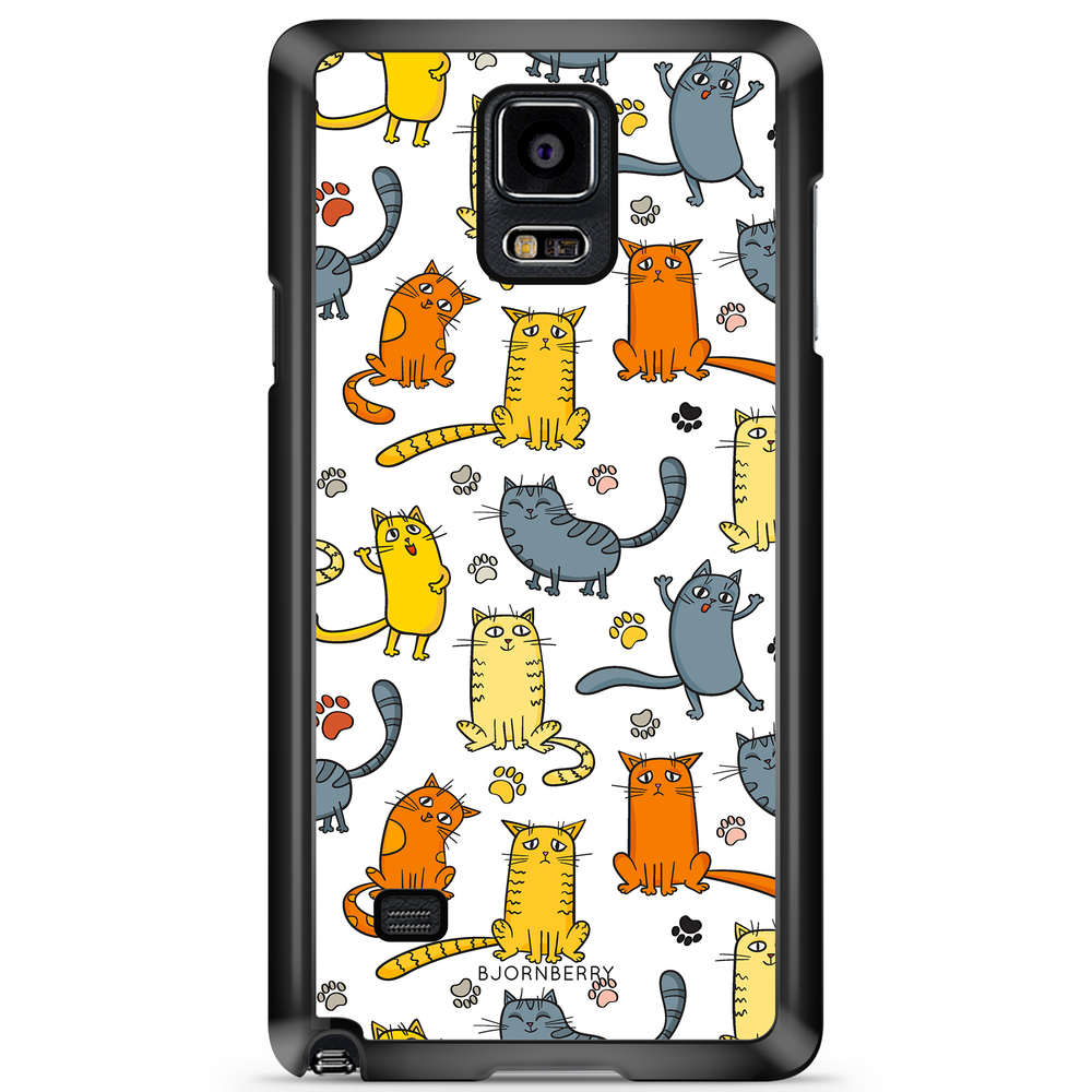 Samsung Galaxy Note 4 Case - Cat Pattern