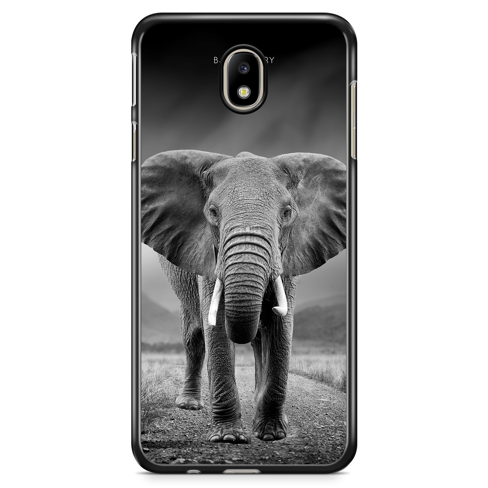 Samsung Galaxy J3 (2017) Case - Black/White Elephant