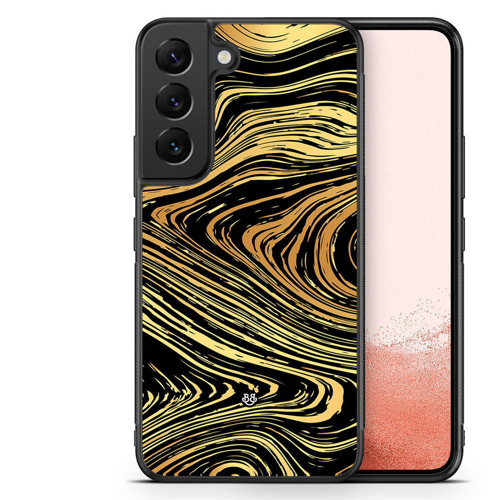 Samsung Galaxy S22 Plus 5G Case - Gold Marble