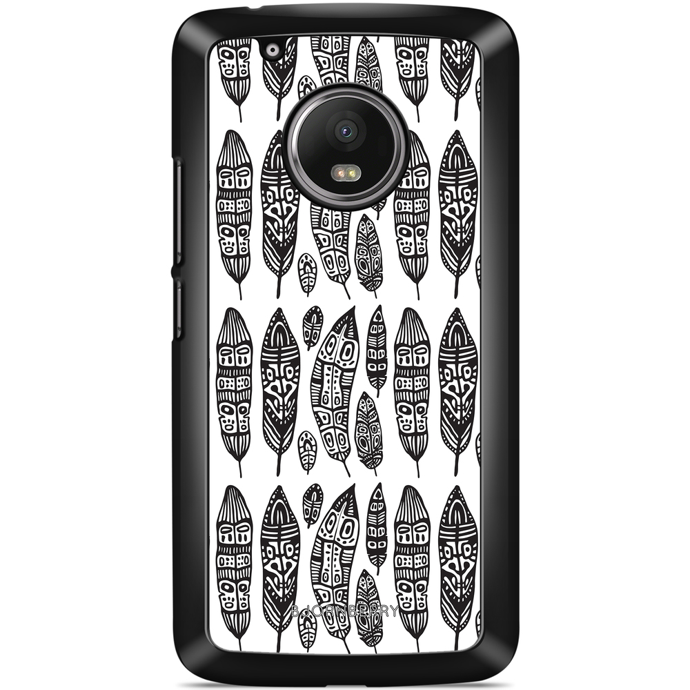 Moto G5 Plus Case - Vintage Feathers