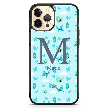iPhone 12 Pro Max Custom Case - AWAKEN - Butterfly Blue
