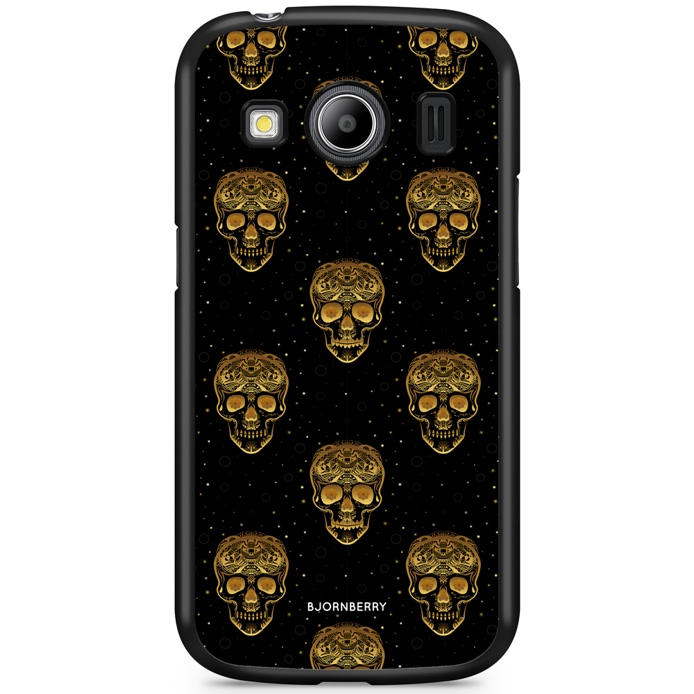 Samsung Galaxy Ace 4 Case - Gold Skulls