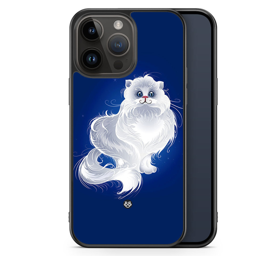 iPhone 14 Pro Max Case - White Cat