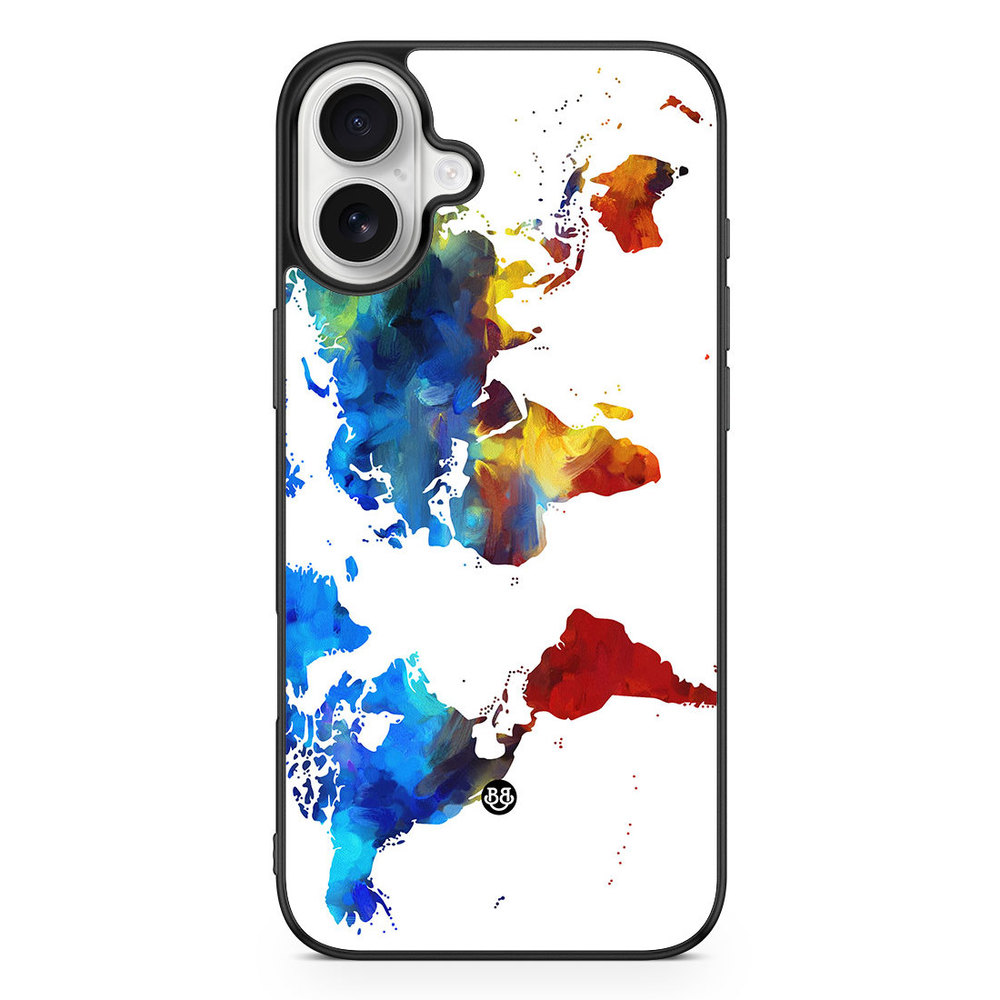 iPhone 16 Plus Case - World Map