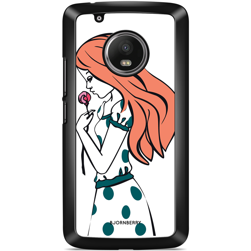 Moto G5 Plus Case - Girl Rose