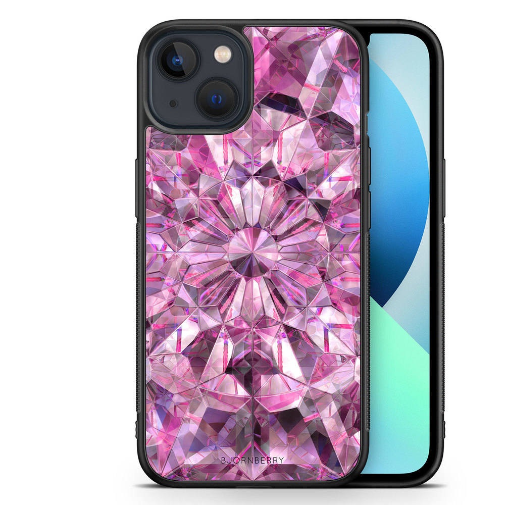 iPhone 13 Mini Case - Pink Crystals