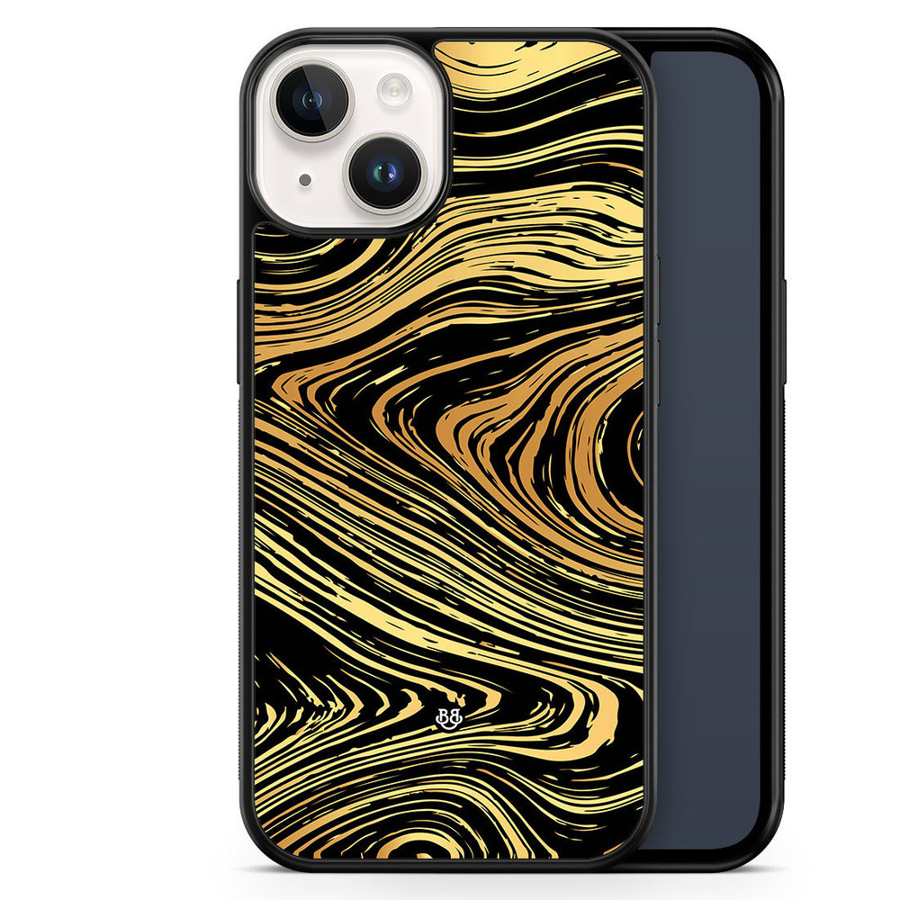 iPhone 14 Case - Gold Marble