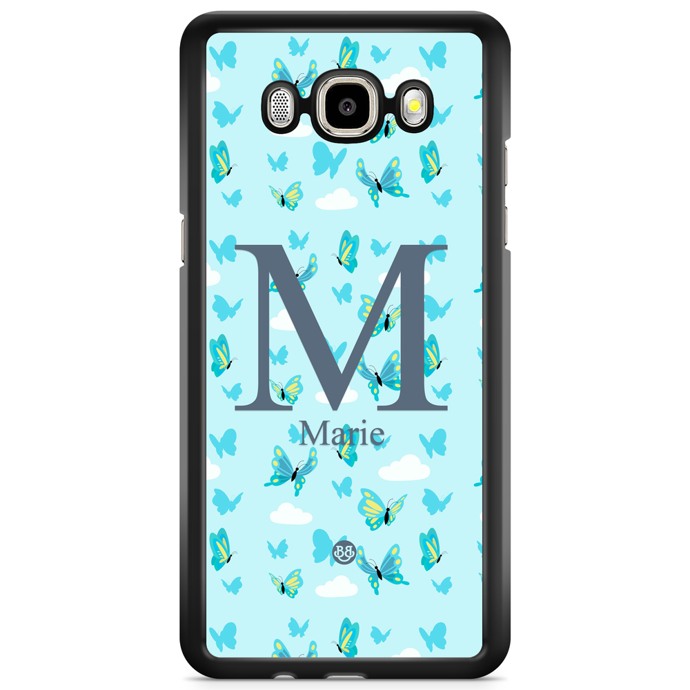 Samsung Galaxy J5 (2015) Case Custom - AWAKEN - Butterfly Blue