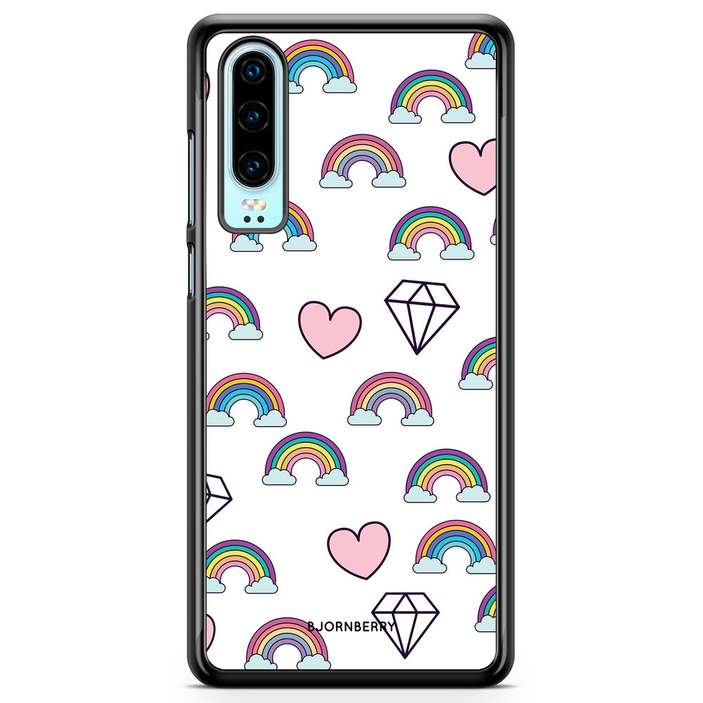 Huawei P30 Case - Rainbows & Diamonds