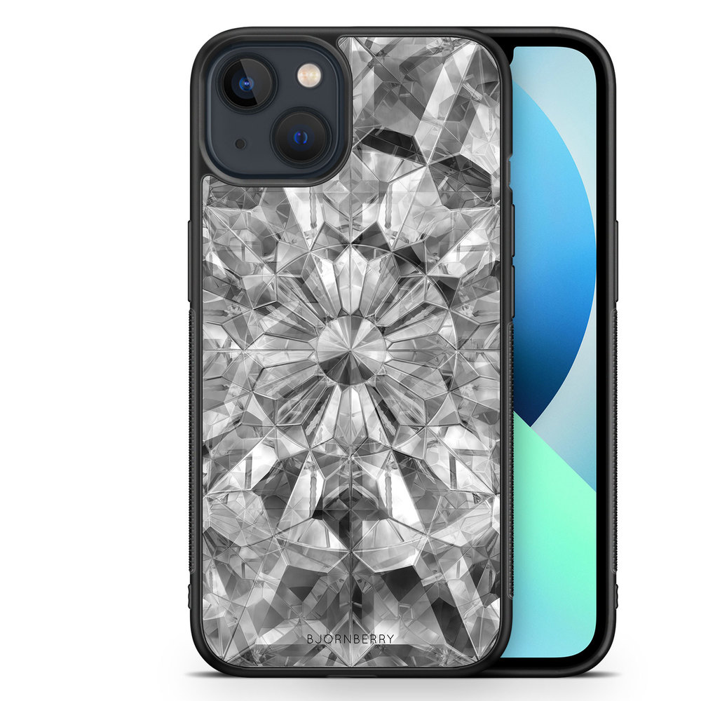 iPhone 13 Mini Case - Grey Crystals