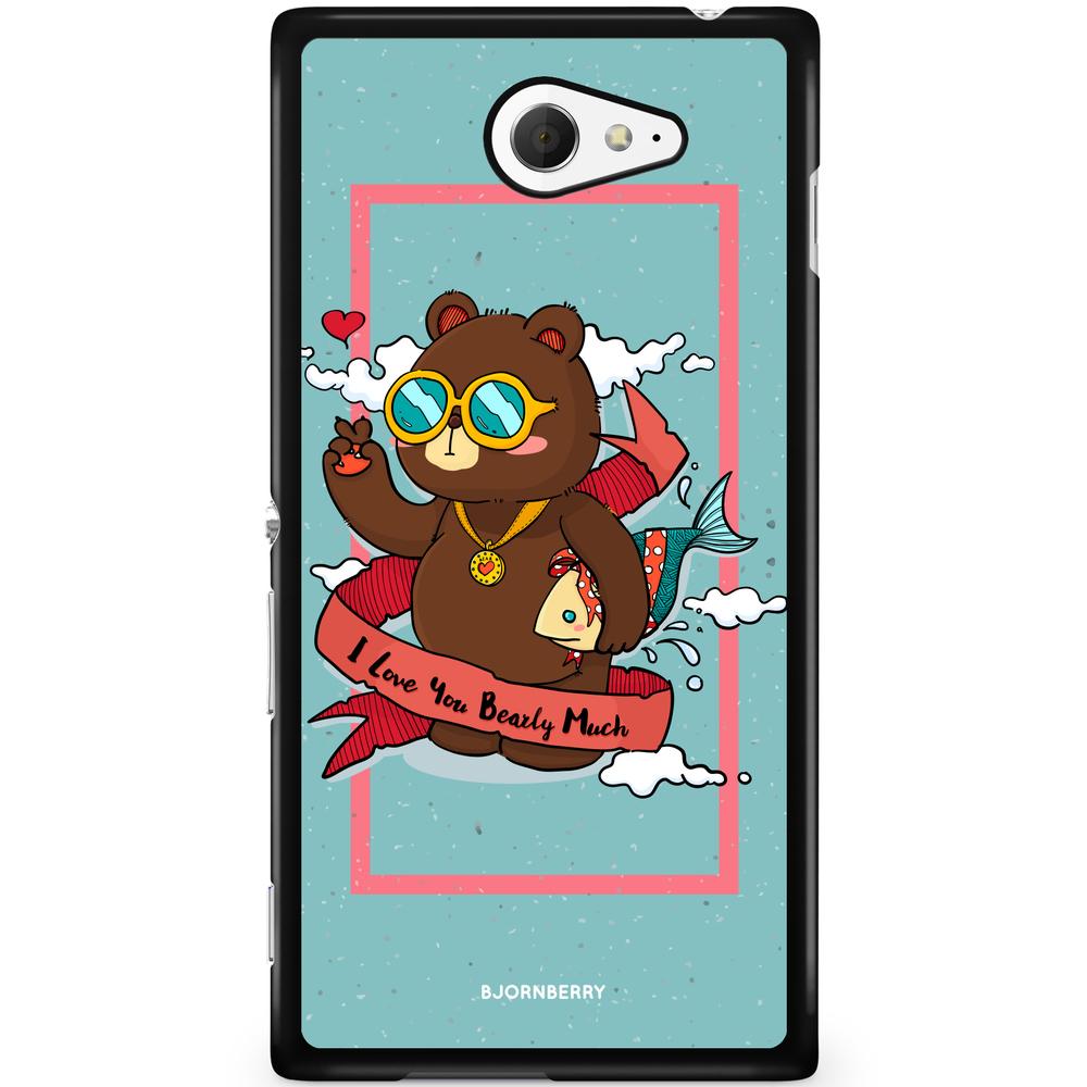 Sony Xperia M2 Aqua Case - Bear Love