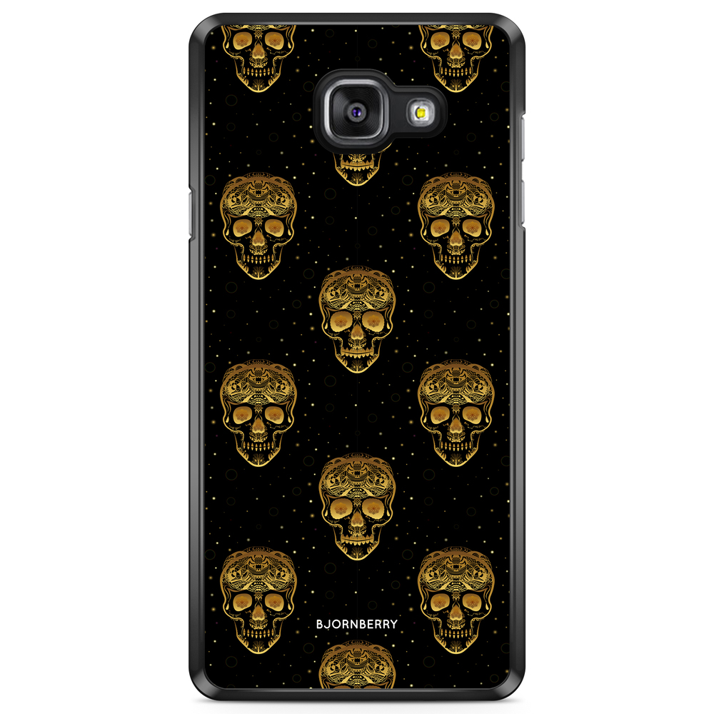 Samsung Galaxy A5 6 (2016) Case - Gold Skulls