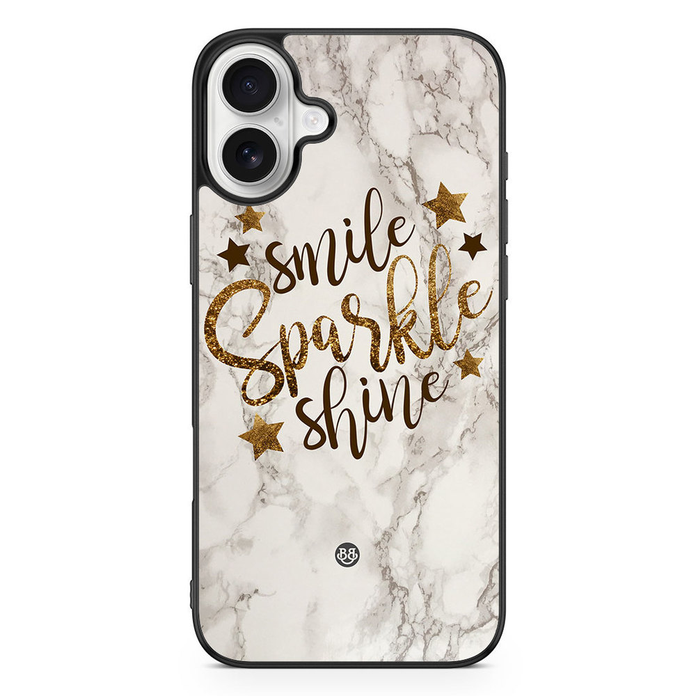 iPhone 16 Plus Case - Smile,Sparkle,Shine