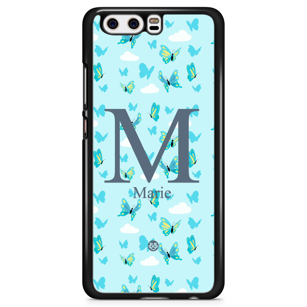 Huawei P10 Plus Case Custom - AWAKEN - Butterfly Blue