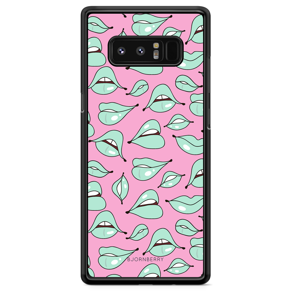 Samsung Galaxy Note 8 Case - Green Lips