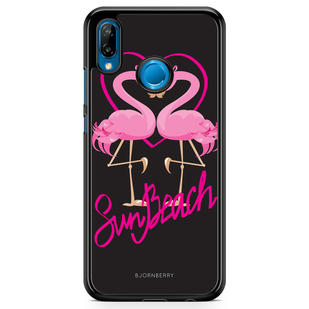 Huawei P20 Lite Case - Sun Beach Flamingo