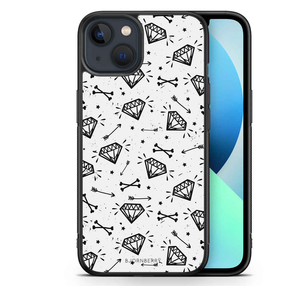 iPhone 13 Mini Case - Diamond Pattern