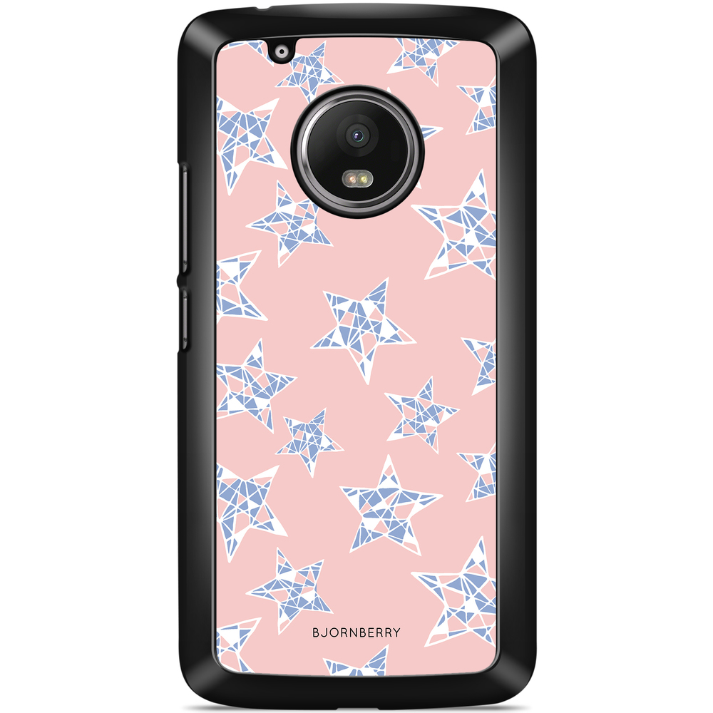 Moto G5 Plus Case - Rose Quartz Stars