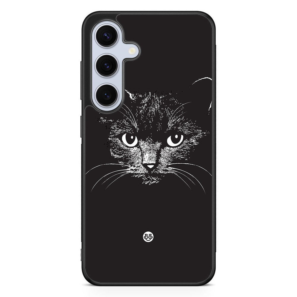 Samsung Galaxy S24 FE Case - Black/white cat