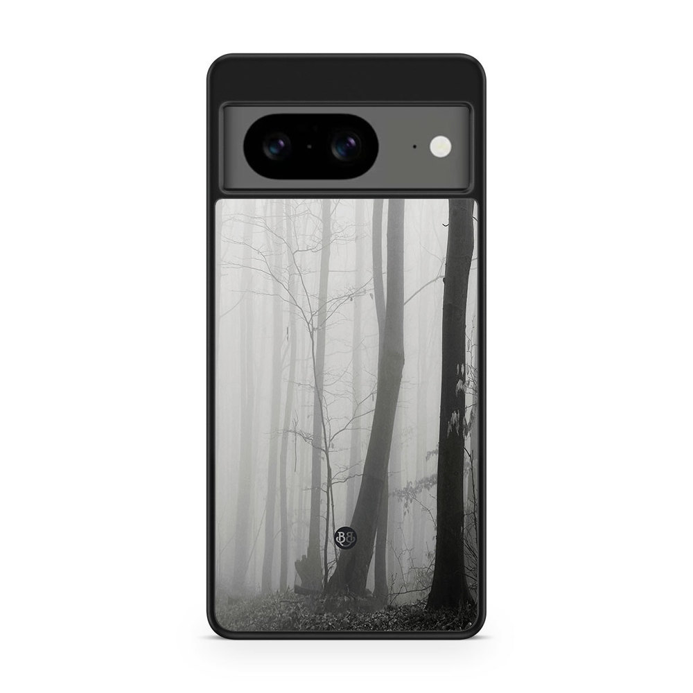 Google Pixel 8 Case - Black/White Autumn