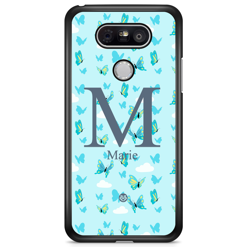 LG G5 Case Custom - AWAKEN - Butterfly Blue