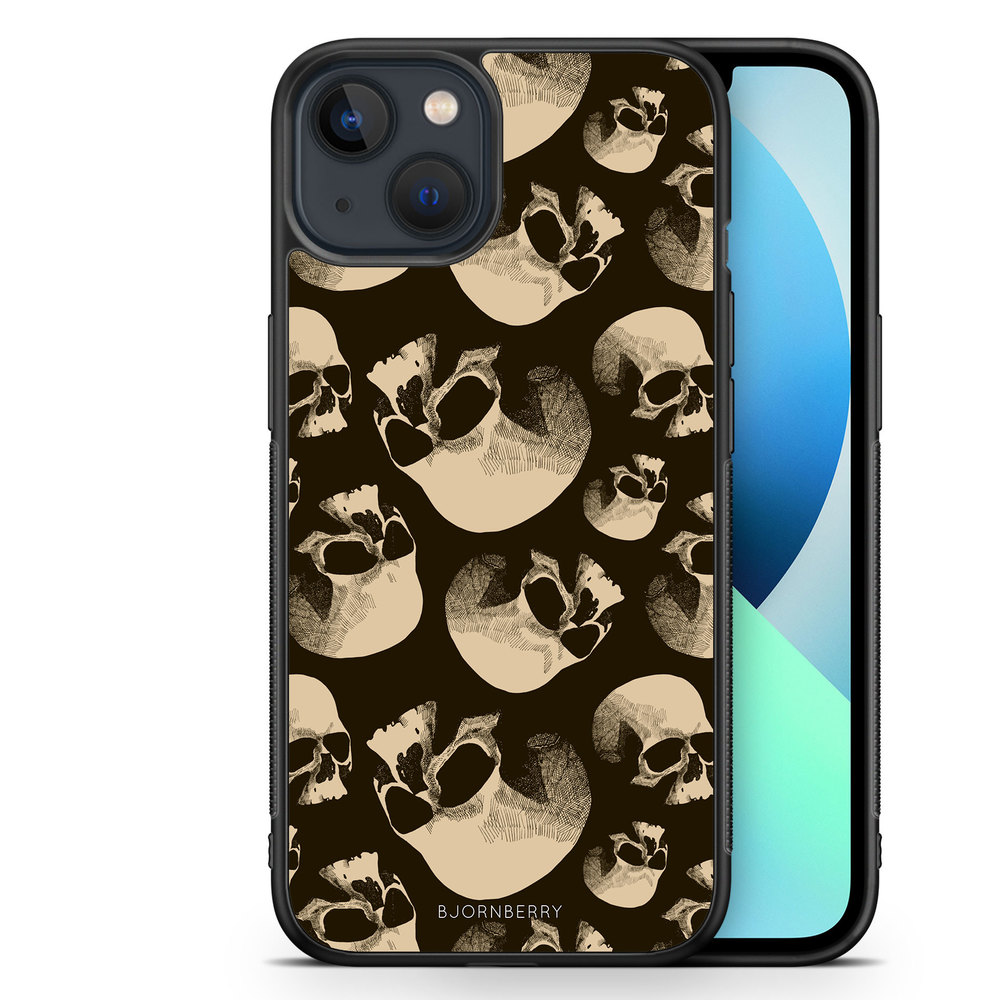 iPhone 13 Mini Case - Skull Pattern