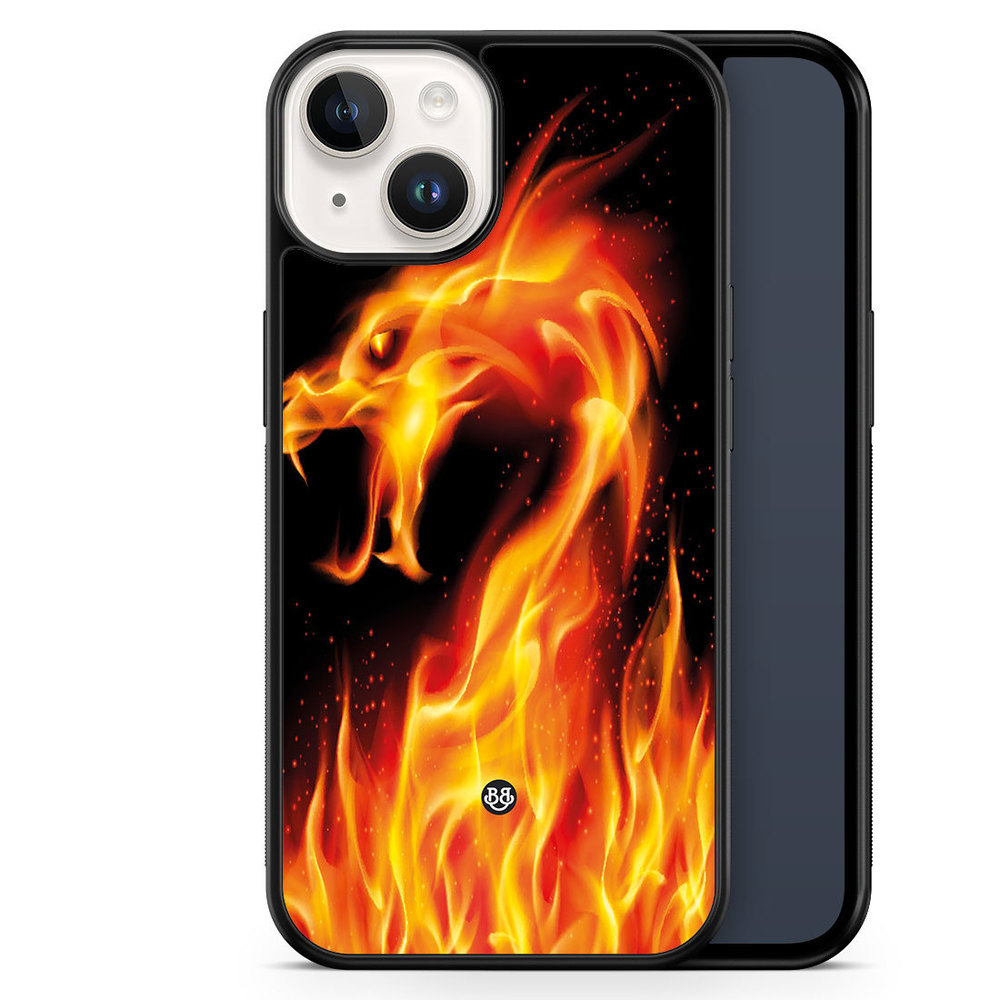 iPhone 14 Case - Flames Dragon
