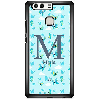 Huawei P9 Case Custom - AWAKEN - Butterfly Blue