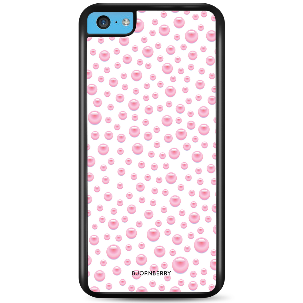 iPhone 5C Skal - Rosa Pärlor | Mobilskal & Mobilfodral BJORNBERRY