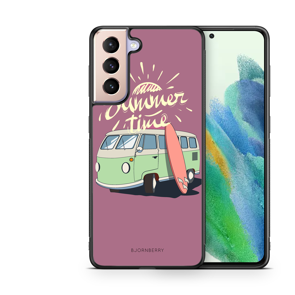 Samsung Galaxy S21 FE 5G Case - Summer Van (Pink)