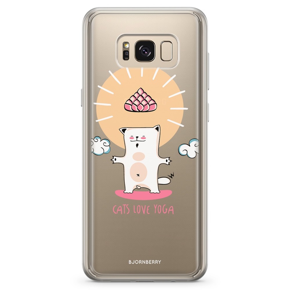 Samsung Galaxy S8 Fashion Skal - Yoga cat
