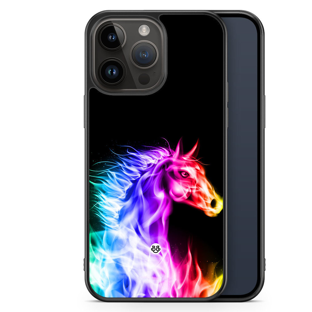 iPhone 14 Pro Max Case - Flames Horse