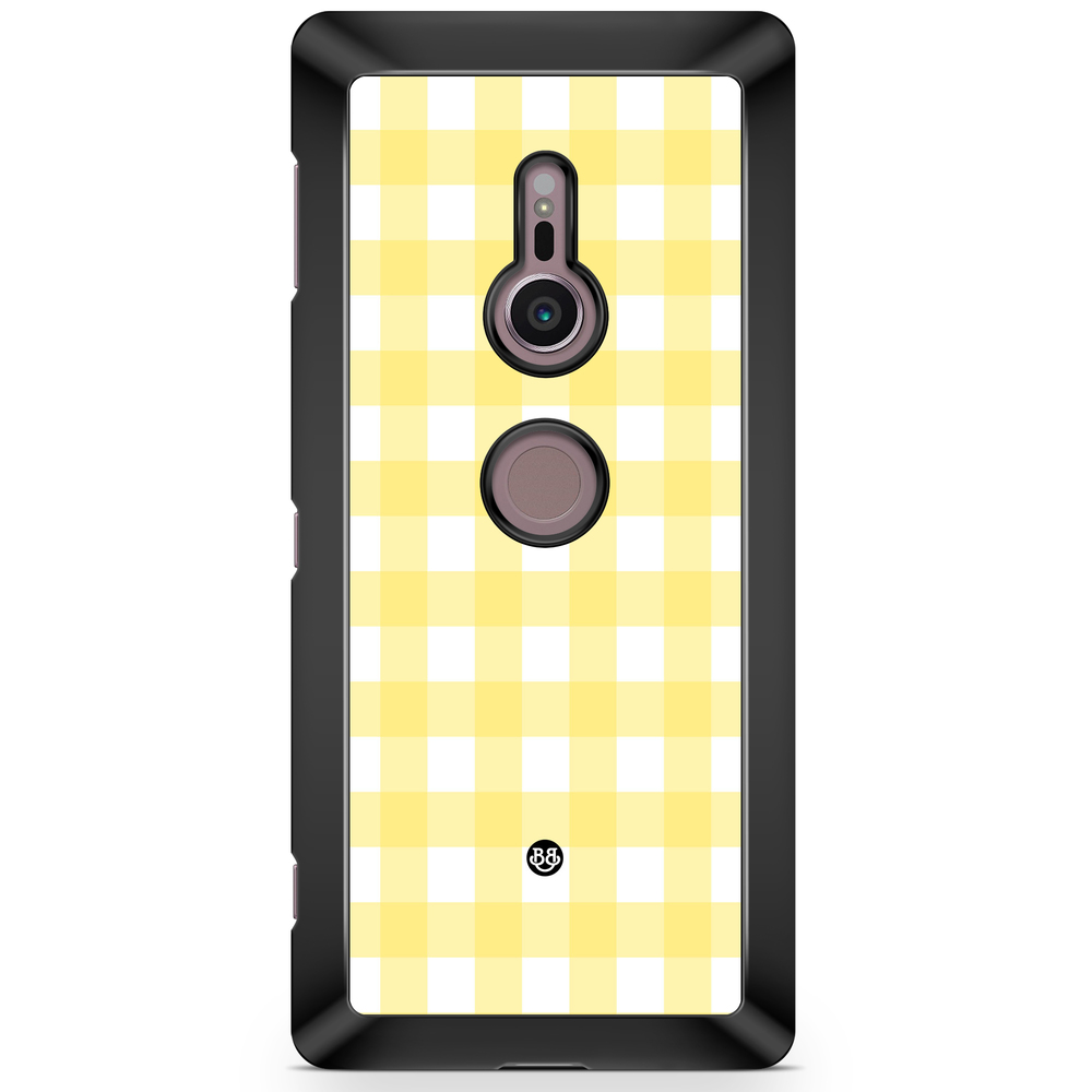 Sony Xperia XZ2 Case  - SUMMER GARDEN - Lemon Check